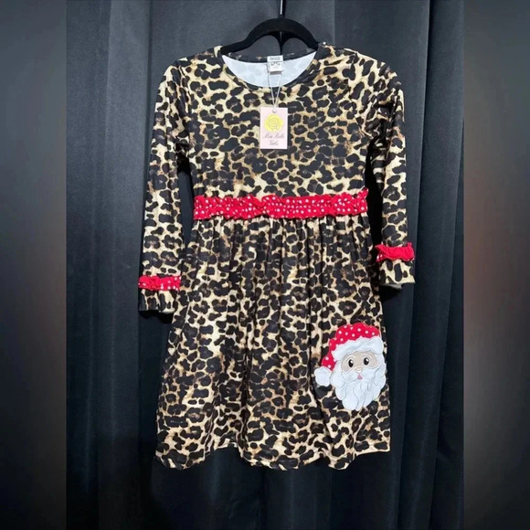 NWTs MIA Belle Girls Santa Dress - Picture 1 of 8